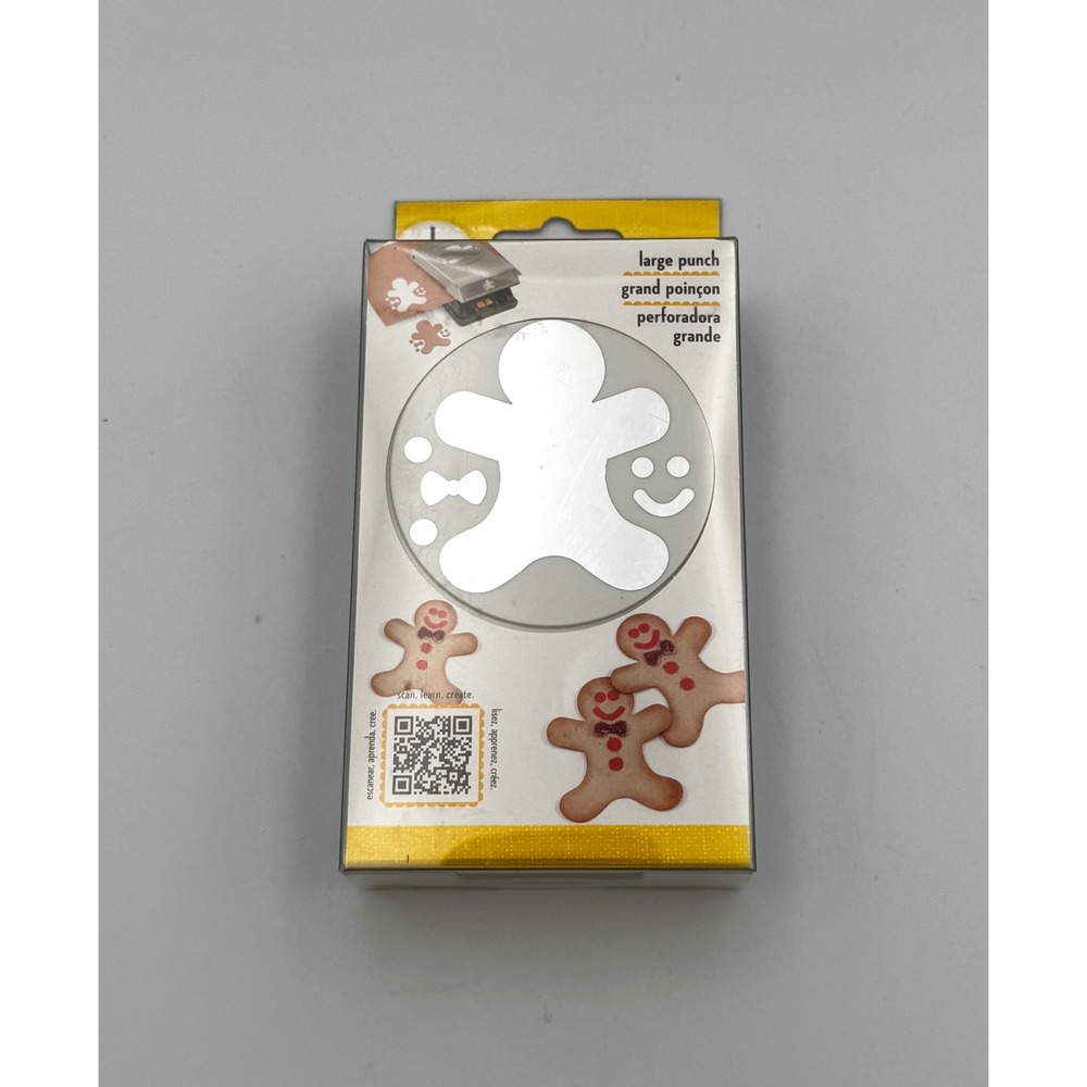 EK Success Tools Gingerbread Man Large Paper Punch Rare Discontinued New